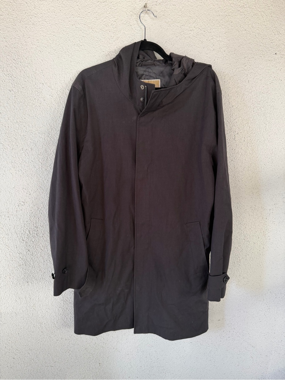 Men's Michael Kors Black Overcoat Jacket
